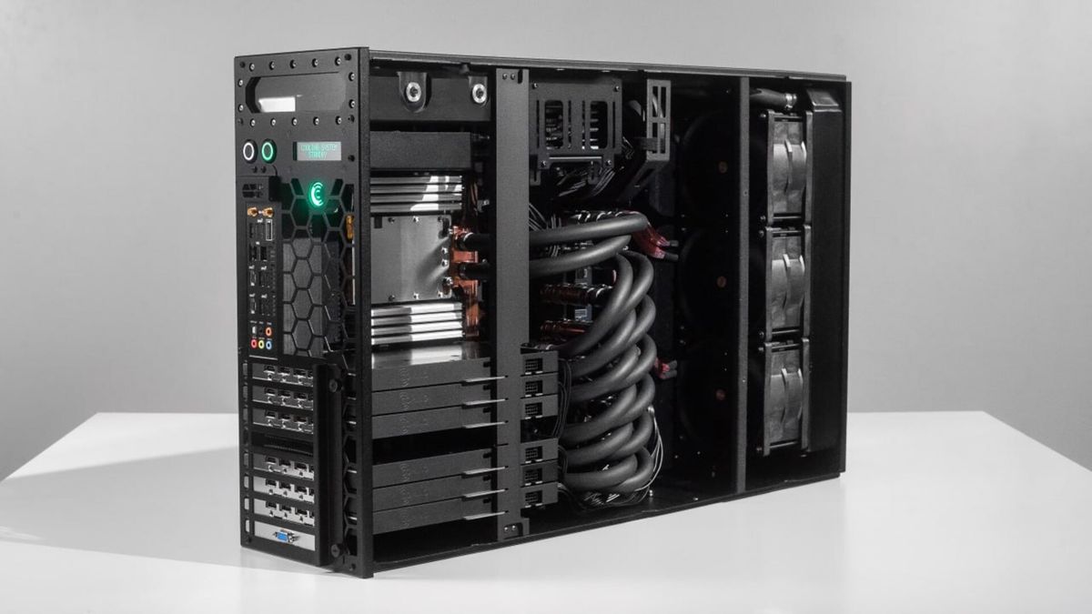 Comino teams up with Puget systems so you can buy silent dual-CPU, 8-GPU rack workstations for much cheaper