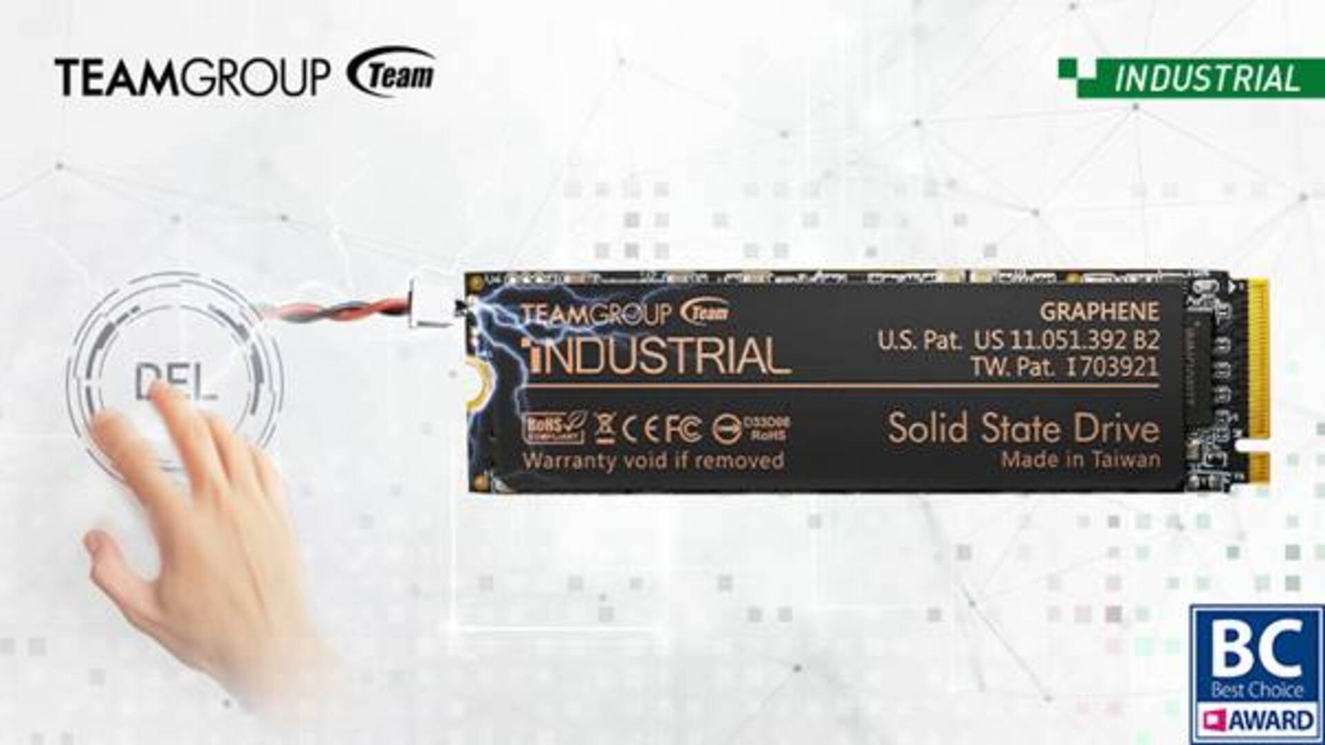 Teamgroup’s new SSD goes full spy movie with self-destruct mode and flashing LED indicators